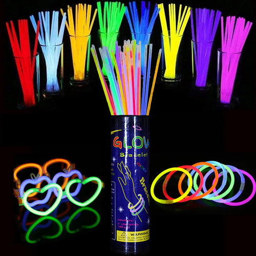 أنابيب الاحتفالات المضيئة (glow sticks)