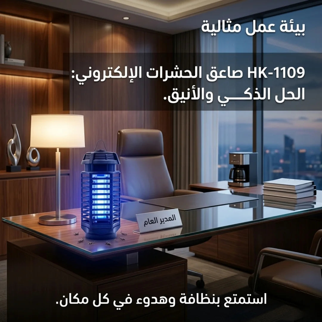 صاعق الناموس والحشرات المعلق  بتقنية uv