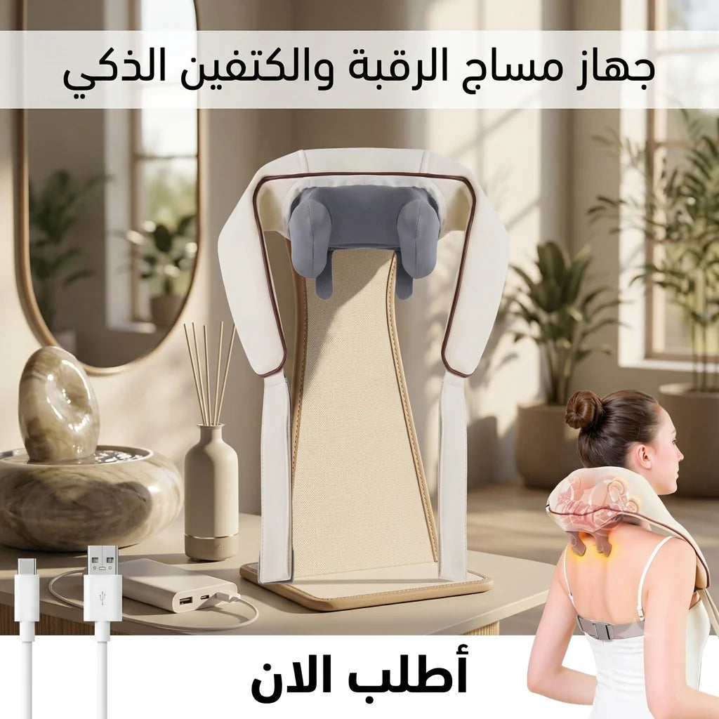 جهاز مساج الرقبة والكتفين الذكي